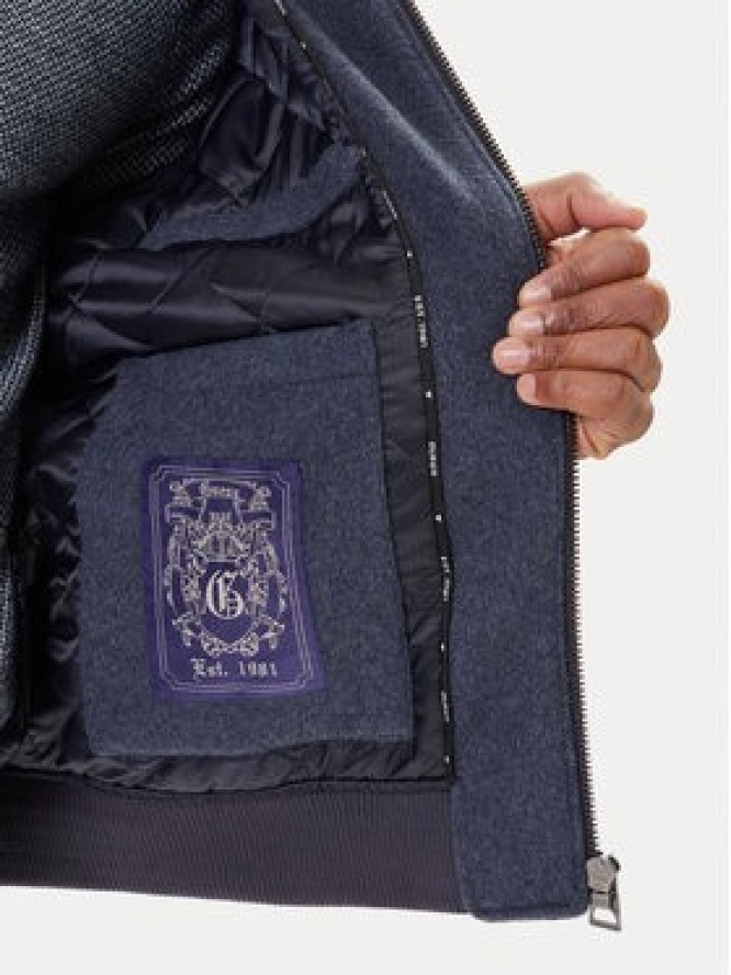 Guess Kurtka przejściowa M5BL2K W0682 Granatowy Regular Fit