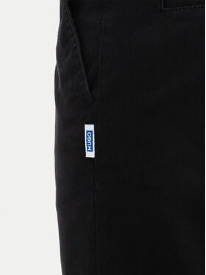 HUGO Szorty materiałowe Dante242 50510605 Czarny Regular Fit