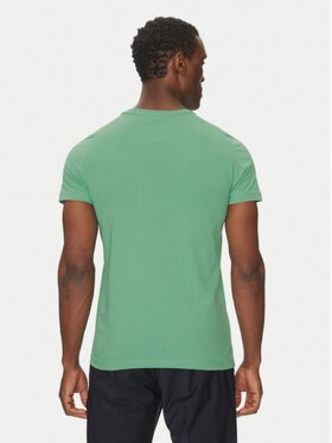 Tommy Hilfiger T-Shirt Logo MW0MW11797 Zielony Regular Fit