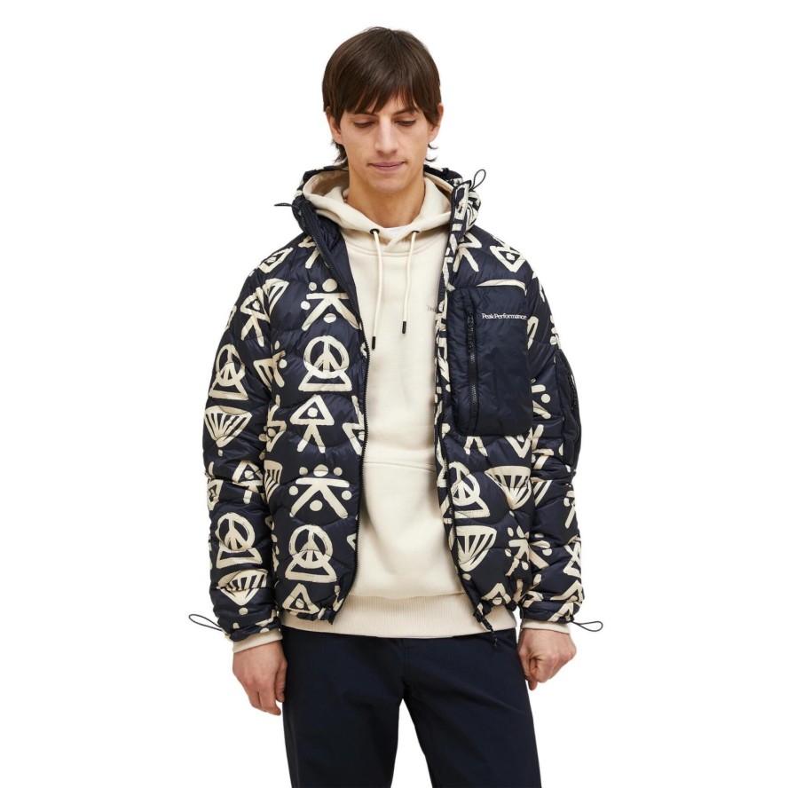 Kurtka Peak Performance puchowa męska Graphic Helium Utility Down czarna - M