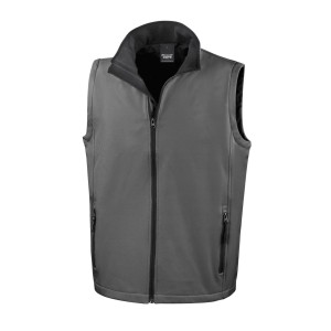 Kurtka bez rękawów z nadrukiem Result Softshell