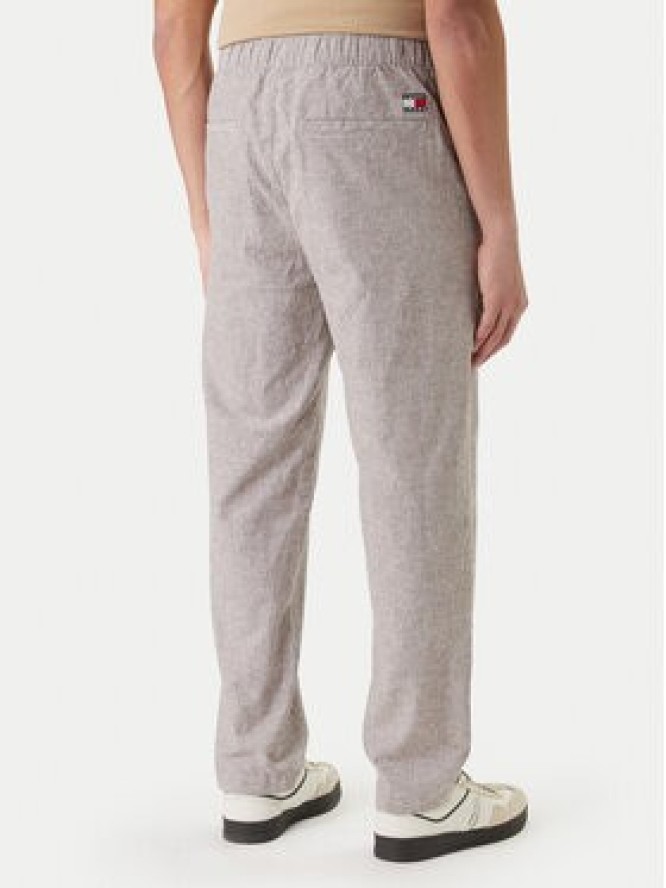 Tommy Jeans Spodnie materiałowe Sonny DM0DM22820 Beżowy Slim Fit