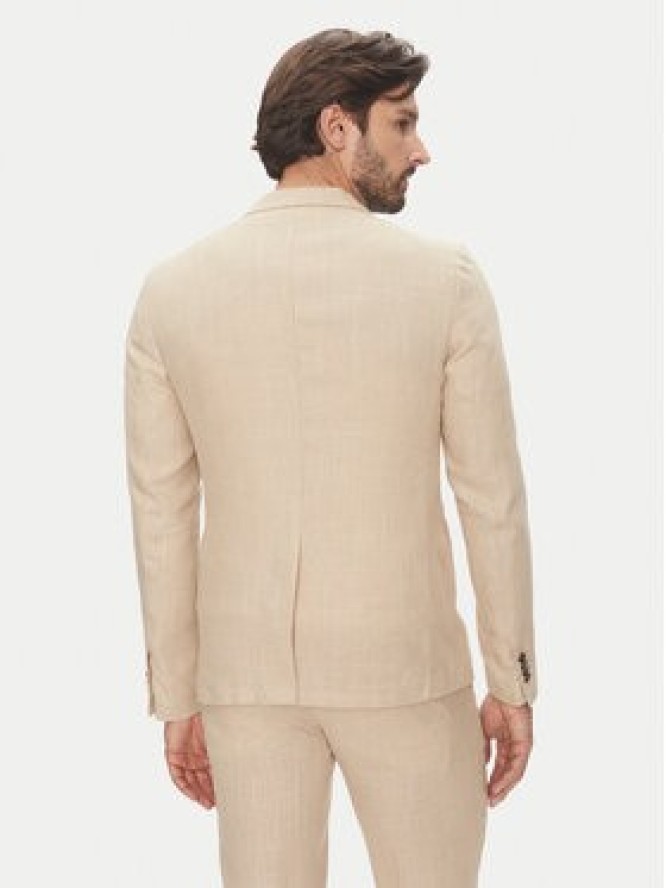 Lindbergh Garnitur 30-606060 Beżowy Slim Fit