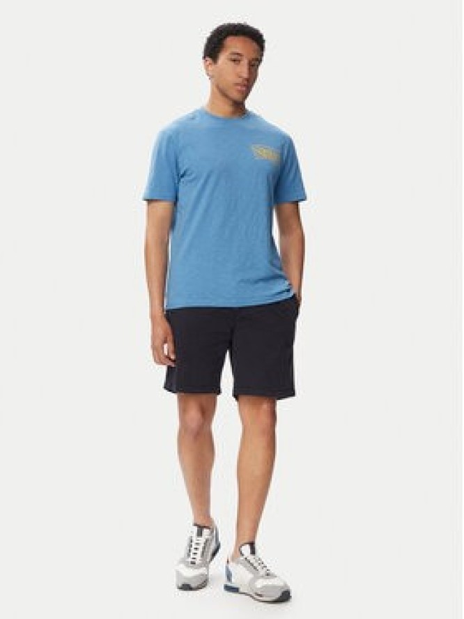 Napapijri T-Shirt S-Elior NP0A4HZY Niebieski Relaxed Fit