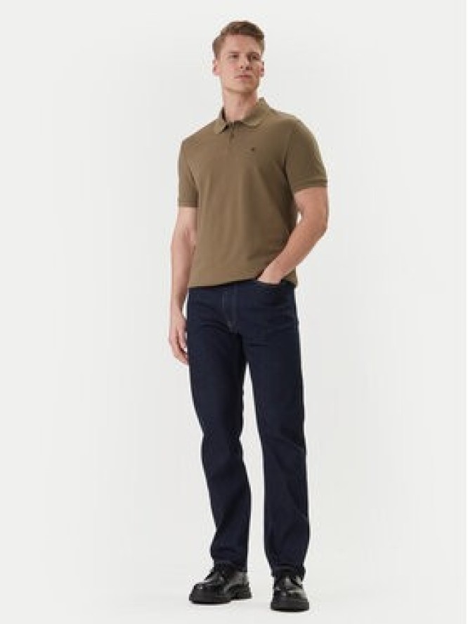 Calvin Klein Jeans Jeansy LV04RF946G Granatowy Straight Fit