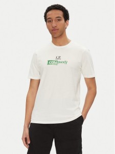 C.P. Company T-Shirt 18CMTS307A005431G Biały Regular Fit