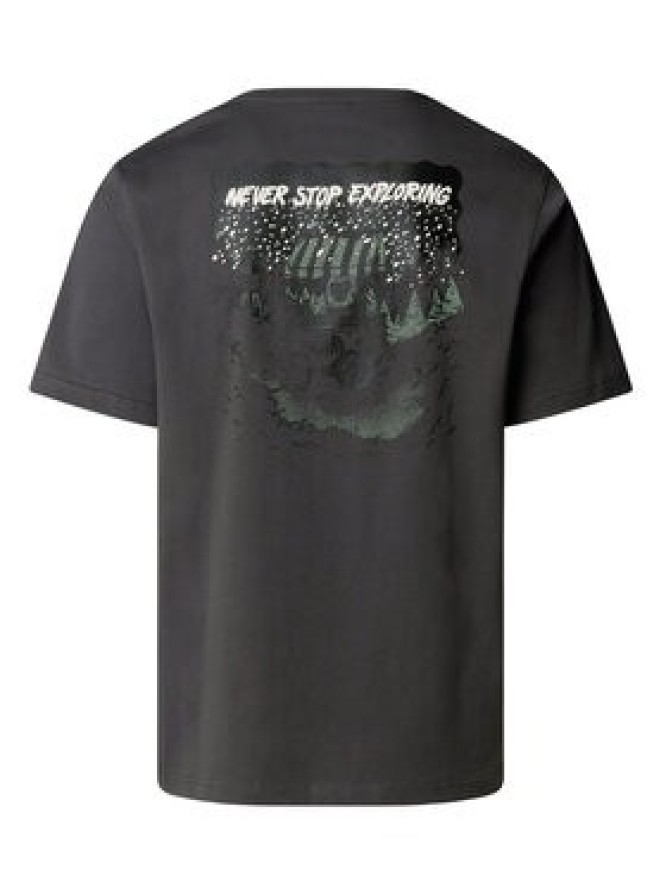The North Face T-Shirt Powder Days NF0A8E4D Szary Relaxed Fit