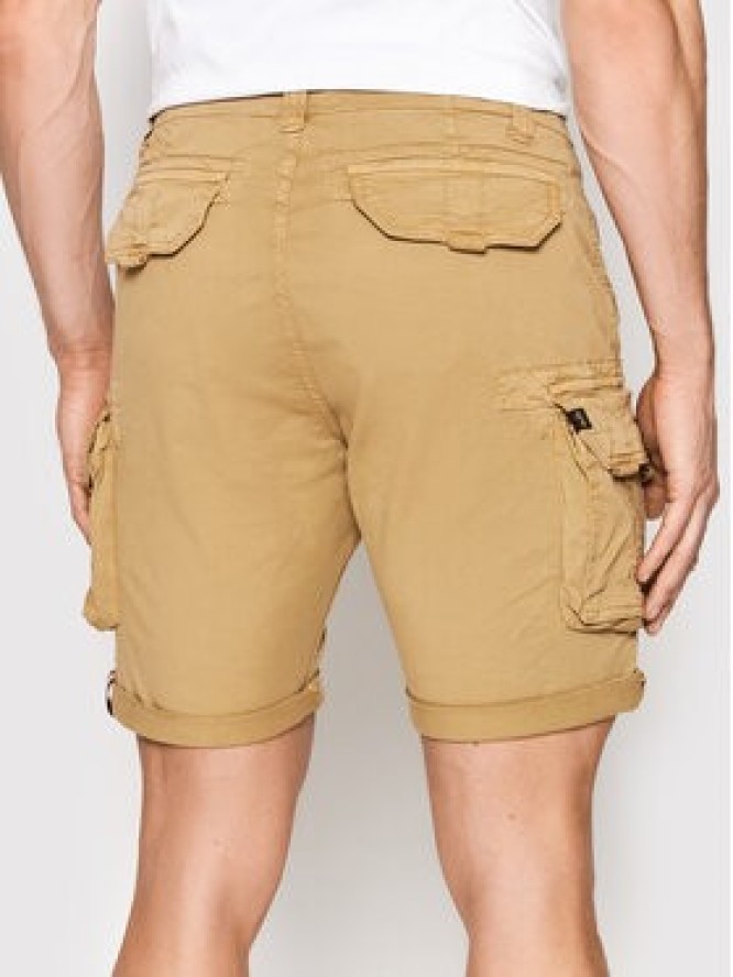 Alpha Industries Szorty materiałowe Crew 176203 Beżowy Regular Fit