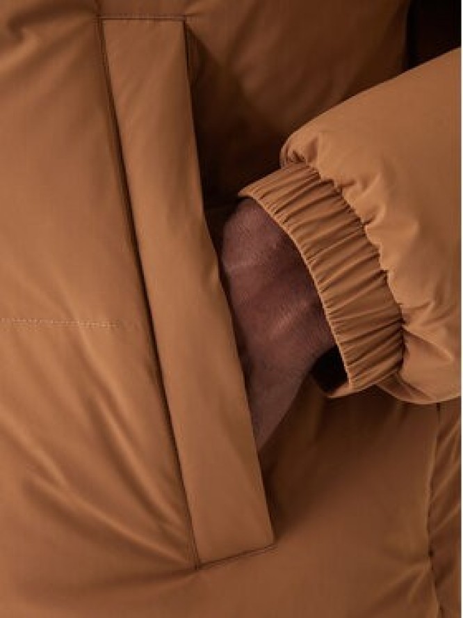 Lacoste Kurtka puchowa BH5154 Brązowy Regular Fit