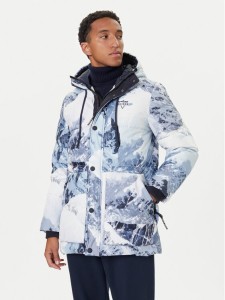 Guess Kurtka puchowa M5BL0O W3282 Niebieski Regular Fit