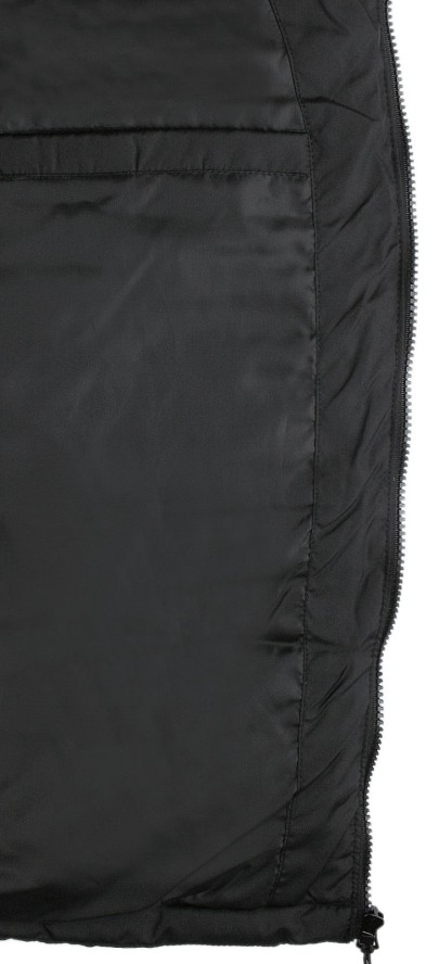 Delikatnie Ocieplona Kurtka Jesienno-Zimowa - Brave Soul - Czarna