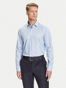 BOSS Koszula H-Joe 50545145 Błękitny Regular Fit