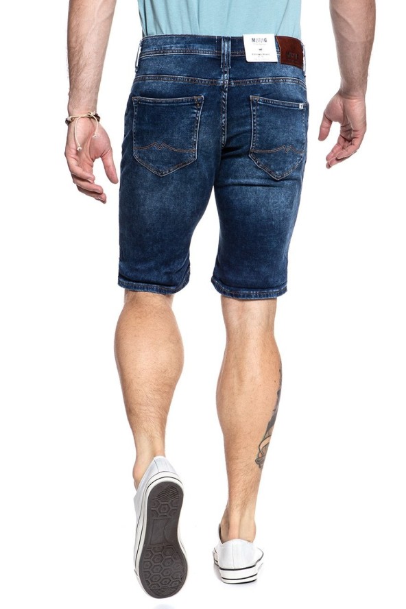 SPODENKI MĘSKIE MUSTANG Chicago Short DENIM BLUE 1007113 5000 683