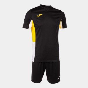 Zestaw Sportowy Joma Danubio II 2XL - Czarny i Żółty, Oddychający i Trwały