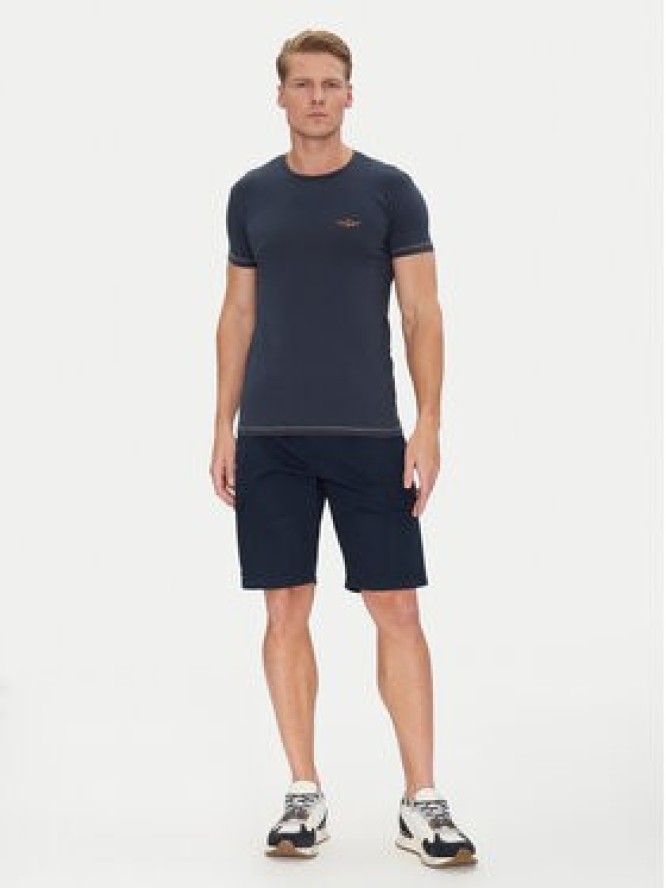 Aeronautica Militare T-Shirt AM1UTI003 Granatowy Regular Fit