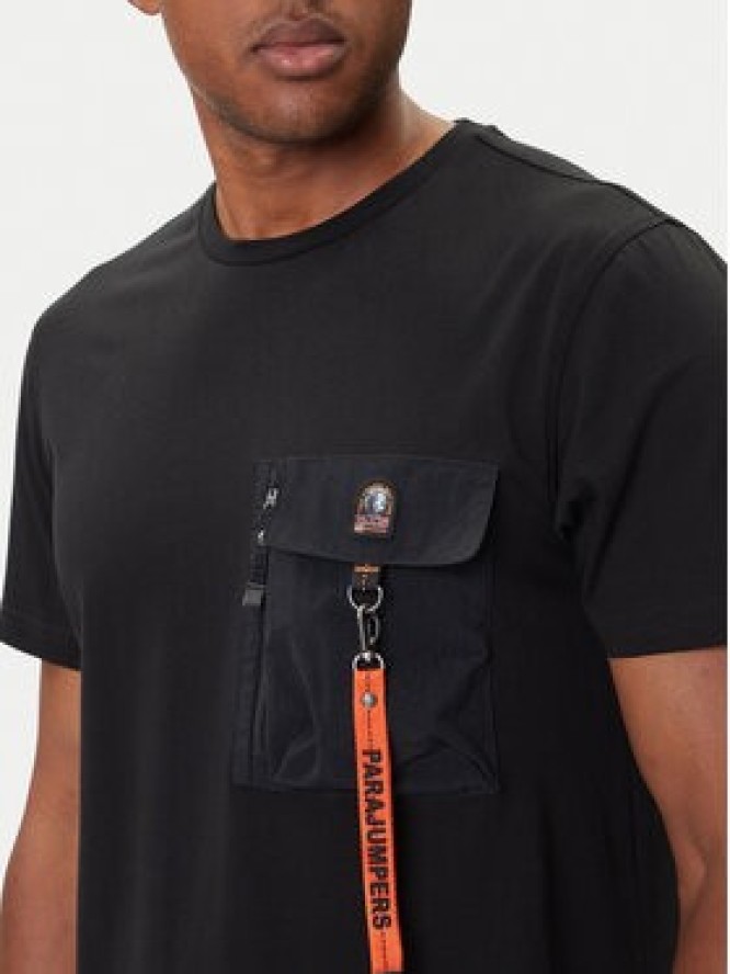 Parajumpers T-Shirt Mojave 25WMPMTSRE07 Czarny Regular Fit