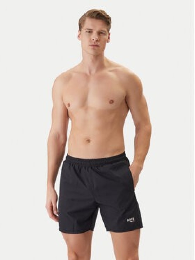 BOSS Szorty kąpielowe Swordfish 50554613 Czarny Regular Fit