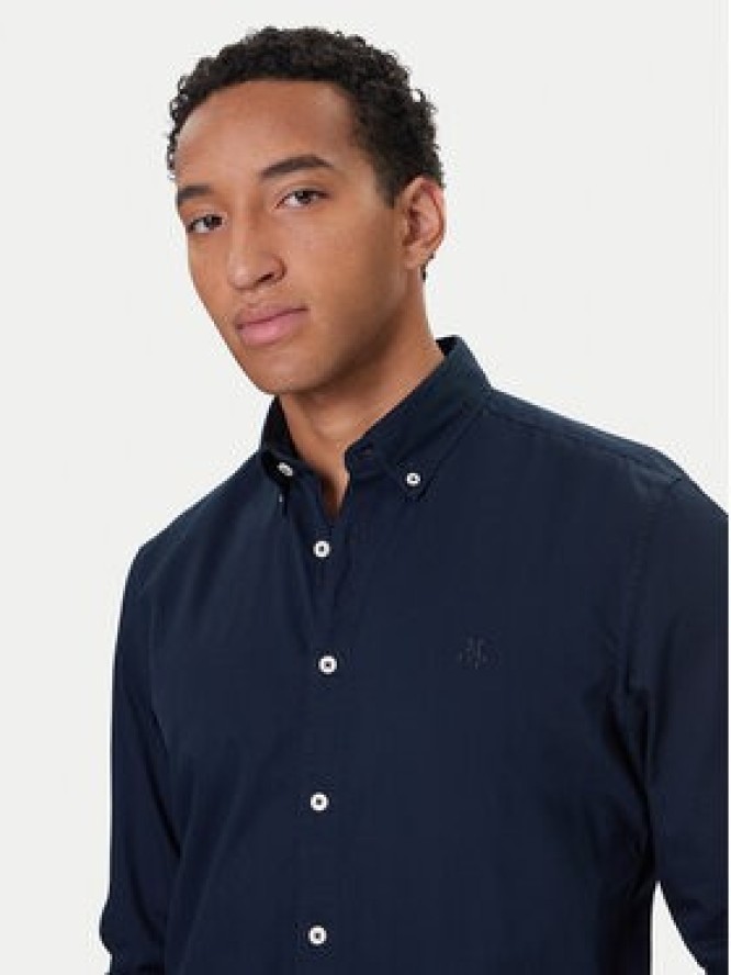 Marc O'Polo Koszula B21 7268 42342 Granatowy Regular Fit