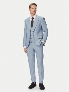 HUGO Garnitur Henry 50559672 Niebieski Slim Fit