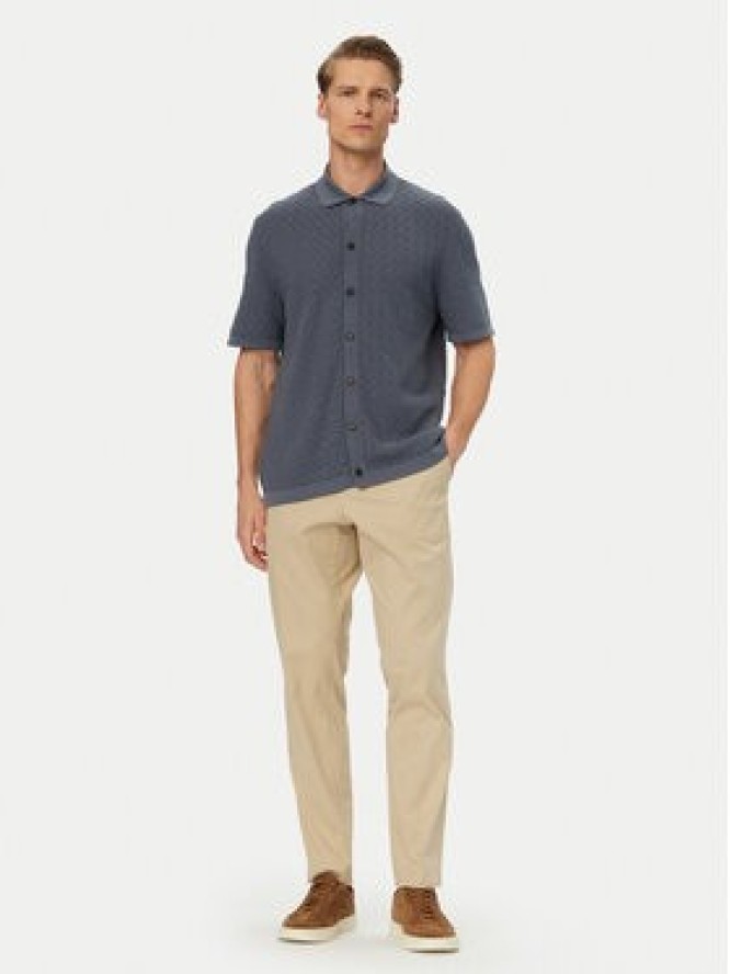 BOSS Koszula H-Nappo 50560494 Niebieski Regular Fit