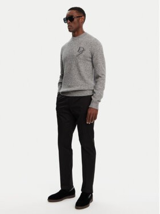 Dolce&Gabbana Sweter GXX02Z JFMIM Szary Regular Fit