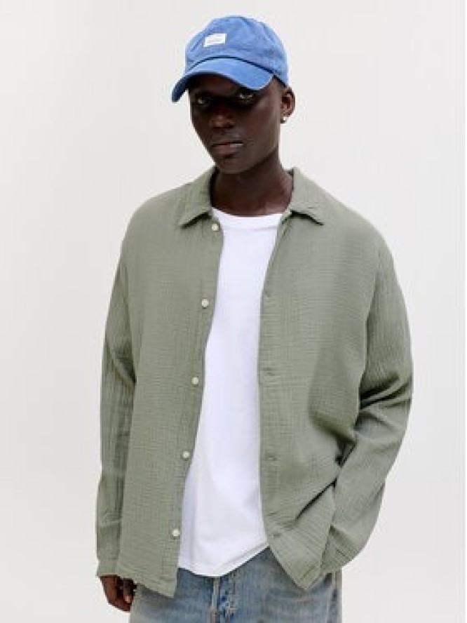 Jack & Jones Koszula Nantucket 12291804 Zielony Relaxed Fit