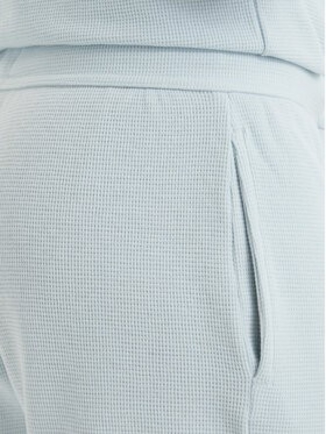 BOSS Szorty sportowe Waffle 50535884 Niebieski jasny Regular Fit