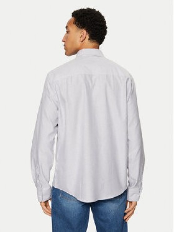 AMI Paris Koszula BFUSH063.CO0087 Szary Regular Fit