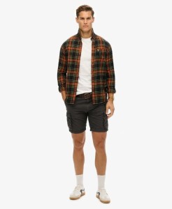 superdry Parachute Light Shorts ripstop vintage – 100% bawełna – BLACKBOARD