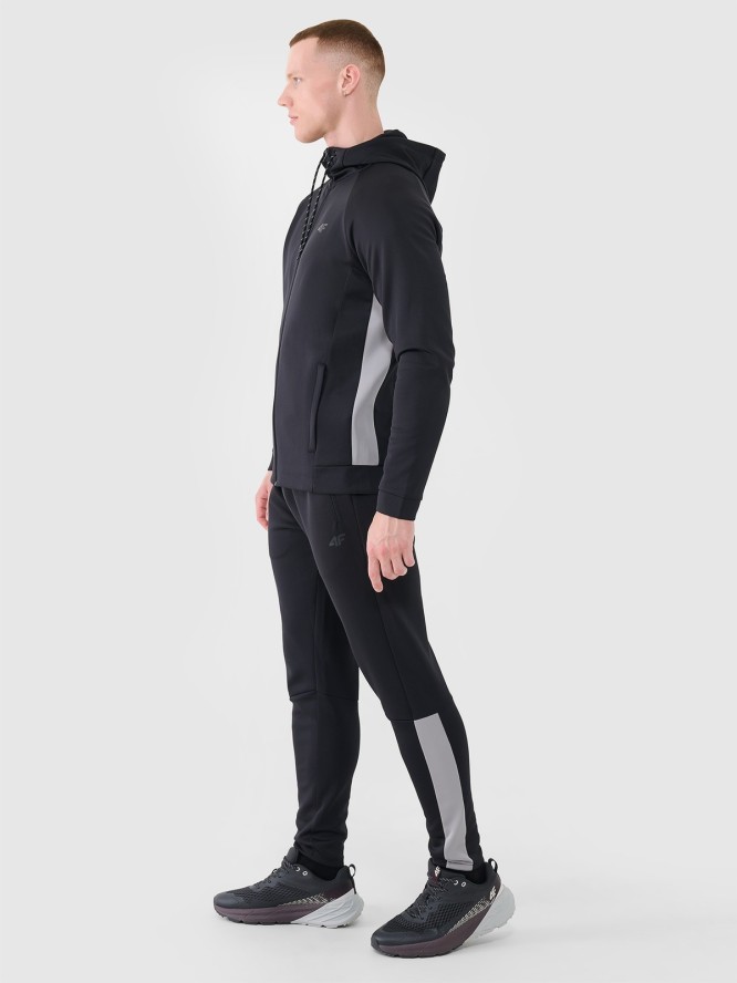 4F Spodnie treningowe szybkoschnące męskie - czarne S