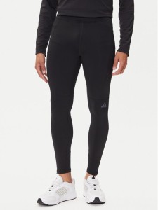 adidas Legginsy Own The Run Winterized JN9597 Czarny Slim Fit