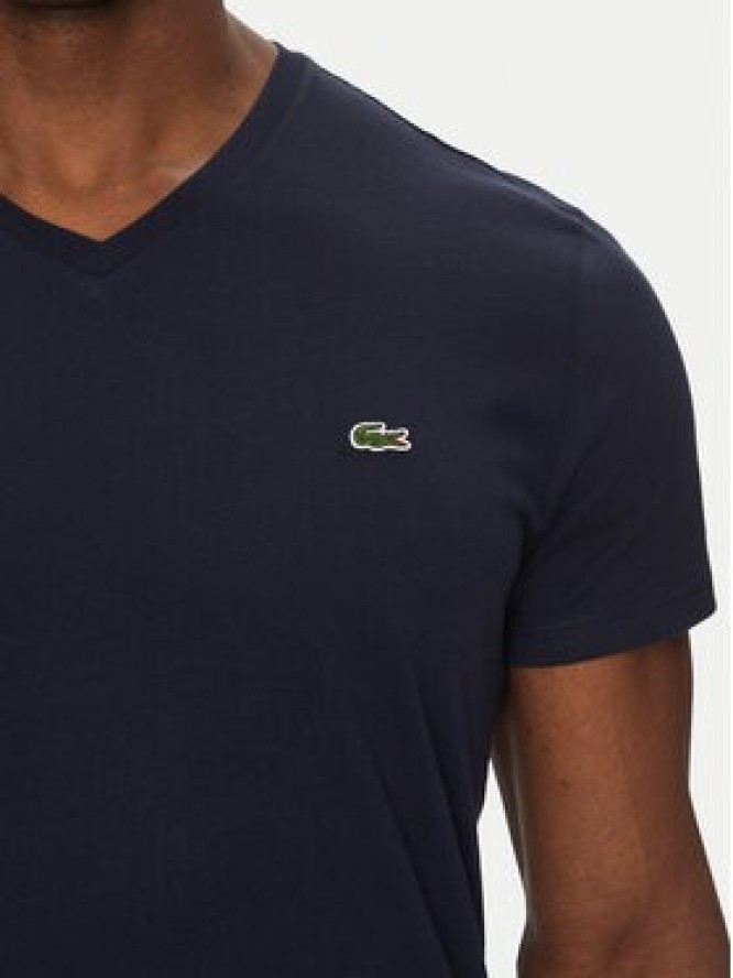 Lacoste T-Shirt TH6710 Granatowy Regular Fit