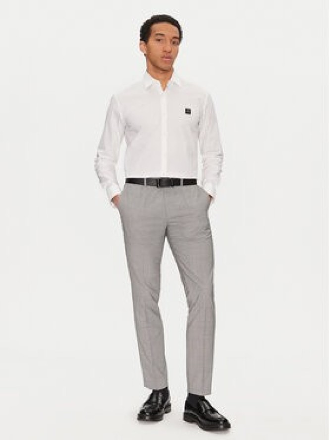 HUGO Koszula Ermo 50505315 Biały Slim Fit