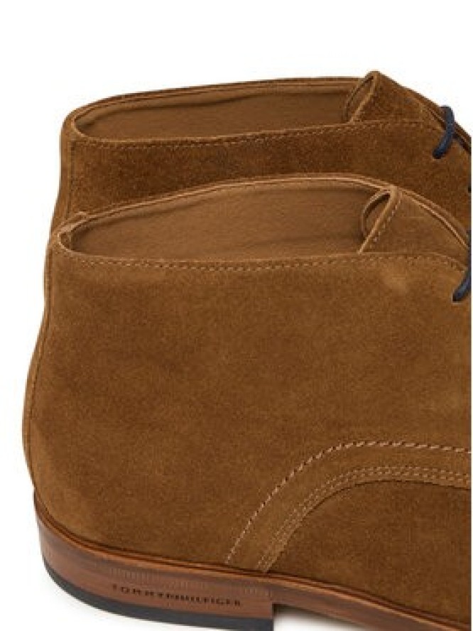 Tommy Hilfiger Trzewiki Dress FM0FM05726 Brązowy