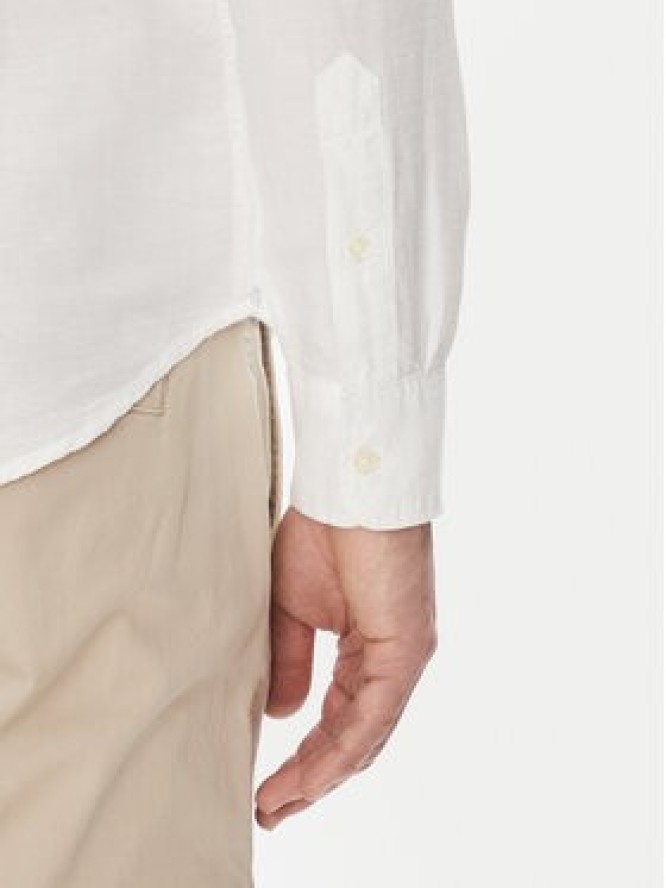 Lee Koszula Patch 112364230 Biały Regular Fit