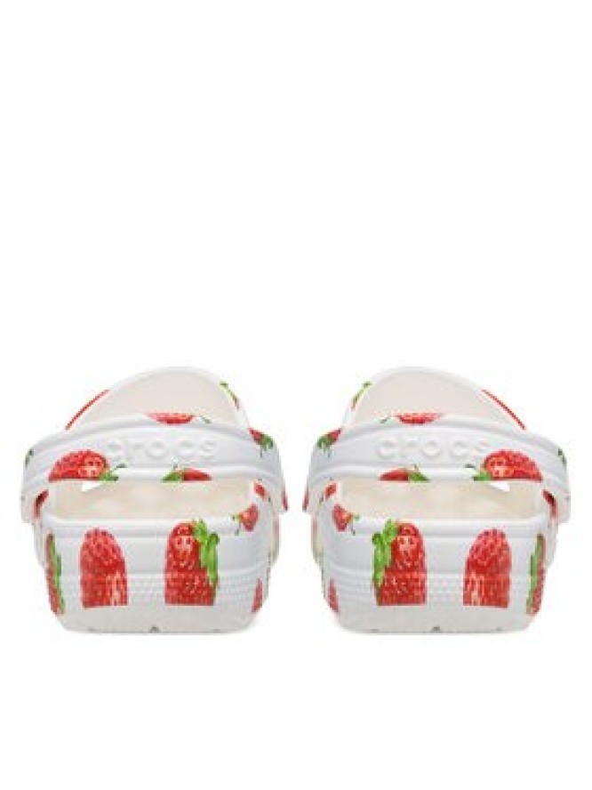 Crocs Klapki Classic Fresh Fruits Clog 211008 Biały