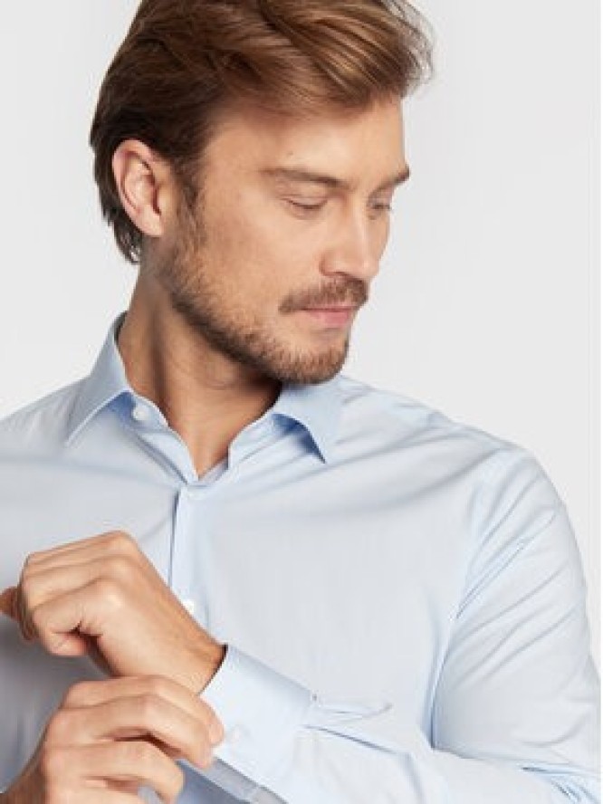 Calvin Klein Koszula K10K109509 Niebieski Slim Fit