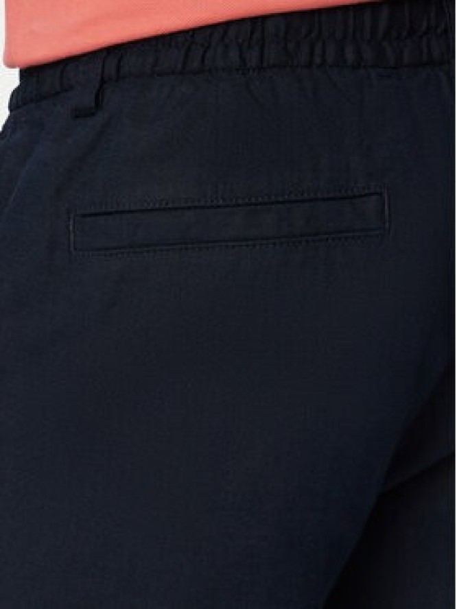 BOSS Szorty materiałowe 50559178 Granatowy Regular Fit