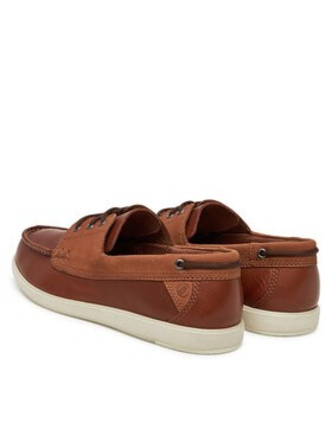 Clarks Mokasyny Bratton Boat 26181273 Brązowy