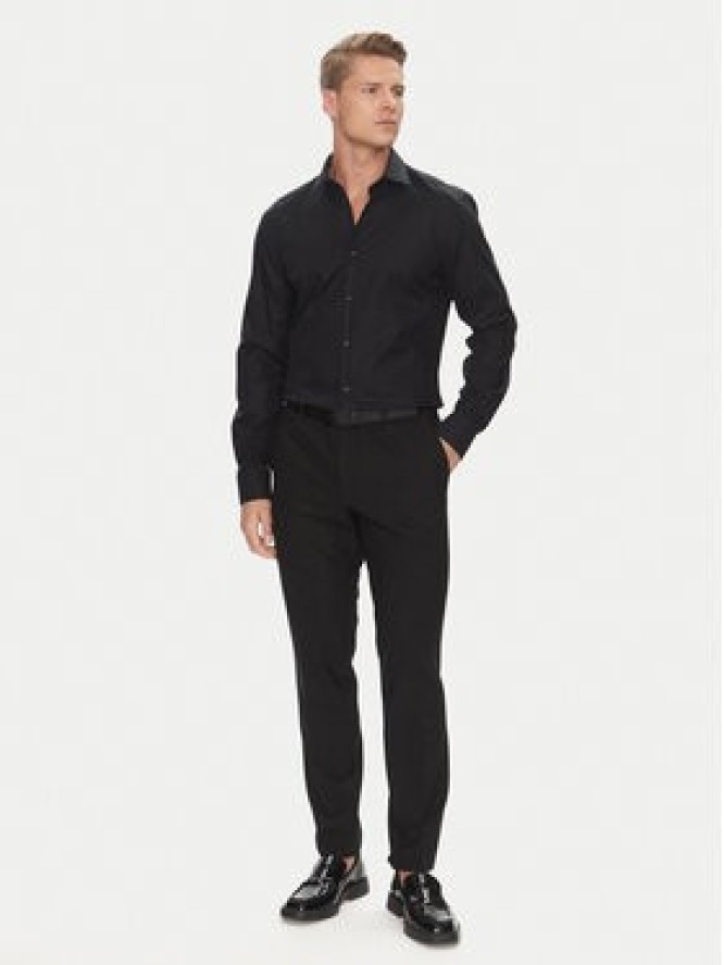 HUGO Koszula Kenno 50544934 Czarny Slim Fit