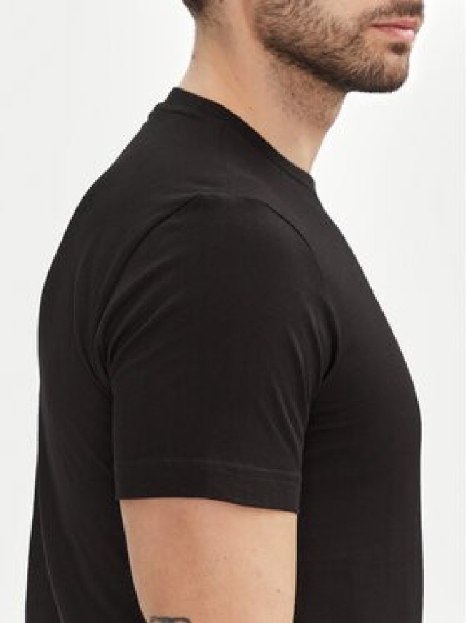 EA7 Emporio Armani T-Shirt 7M000224 AF10375 MC156 Czarny Regular Fit