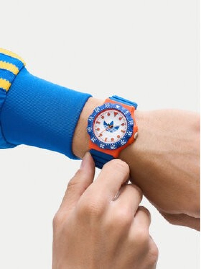 adidas Zegarek Discoverer Two AOSY25513 Niebieski