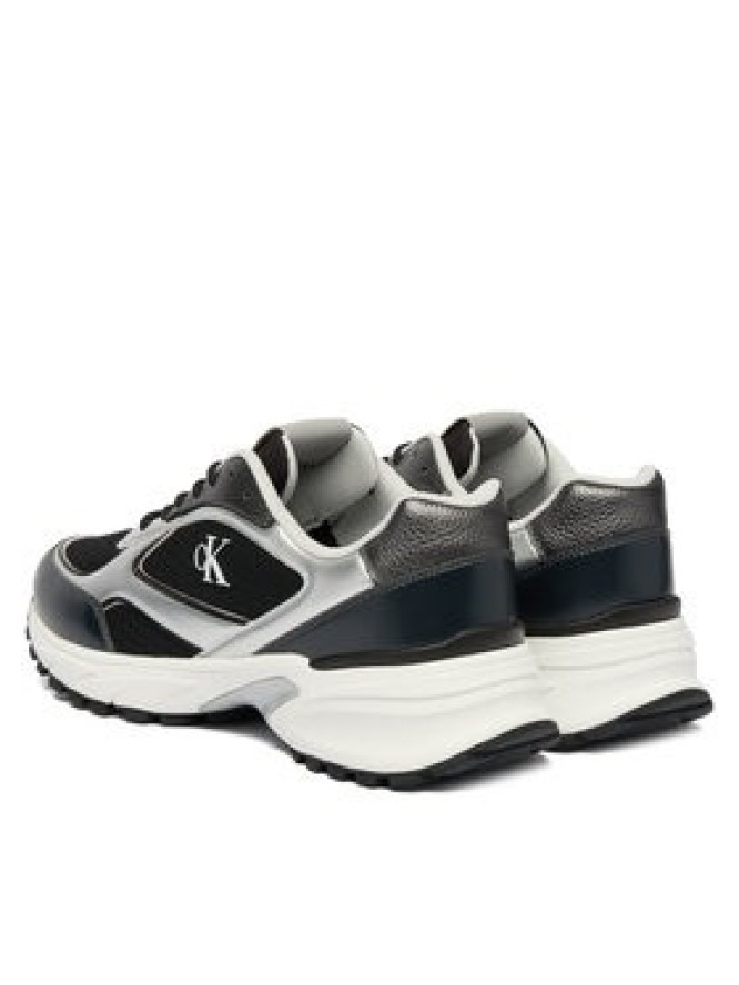 Calvin Klein Sneakersy Hike Runner Laceup Mesh Mix Met YM0YM01402 Czarny