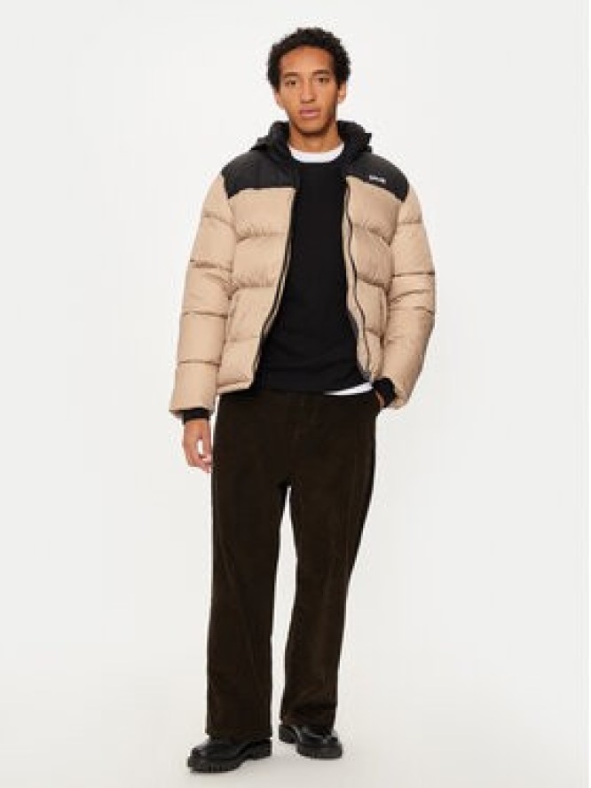 Schott NYC Kurtka zimowa UTAH Beżowy Regular Fit