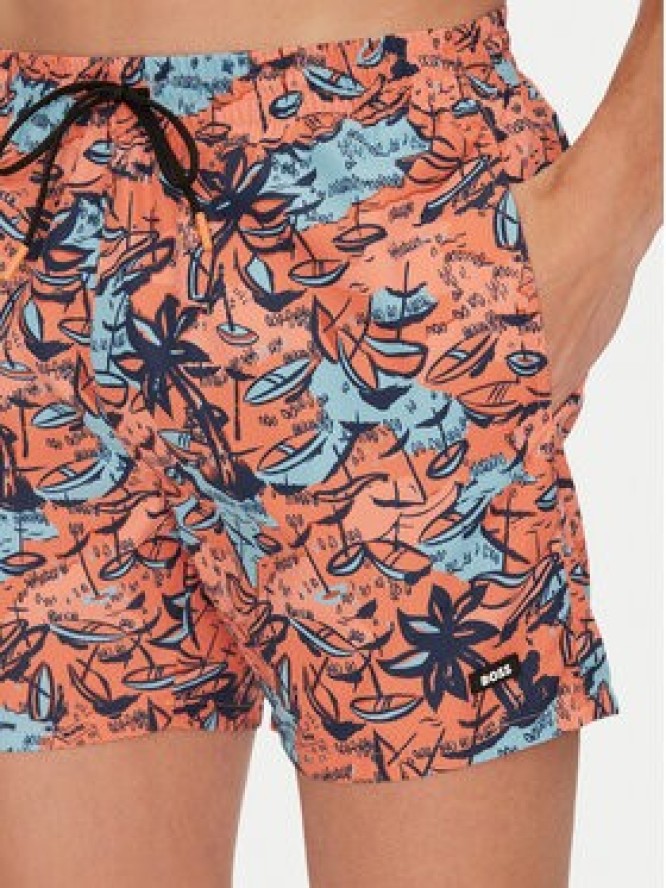 BOSS Szorty kąpielowe Willow 50539931 Pomarańczowy Regular Fit