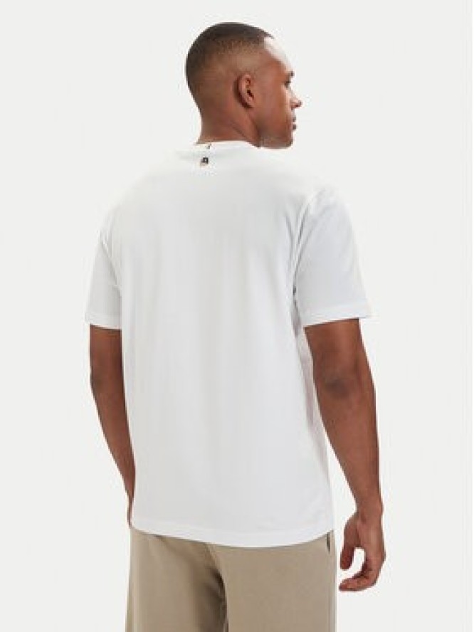 BOSS T-Shirt Open 50560293 Biały Relaxed Fit