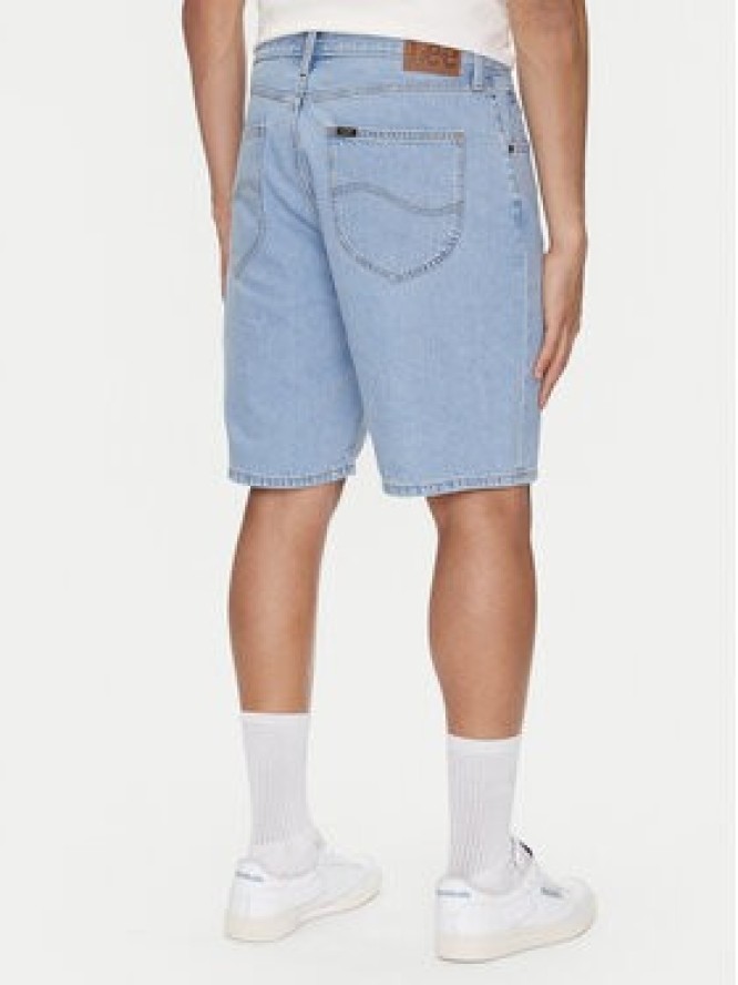 Lee Szorty jeansowe Asher 112364084 Niebieski Loose Fit