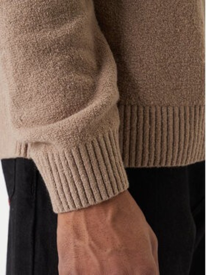 Jack & Jones Sweter Point 12287316 Beżowy Relaxed Fit