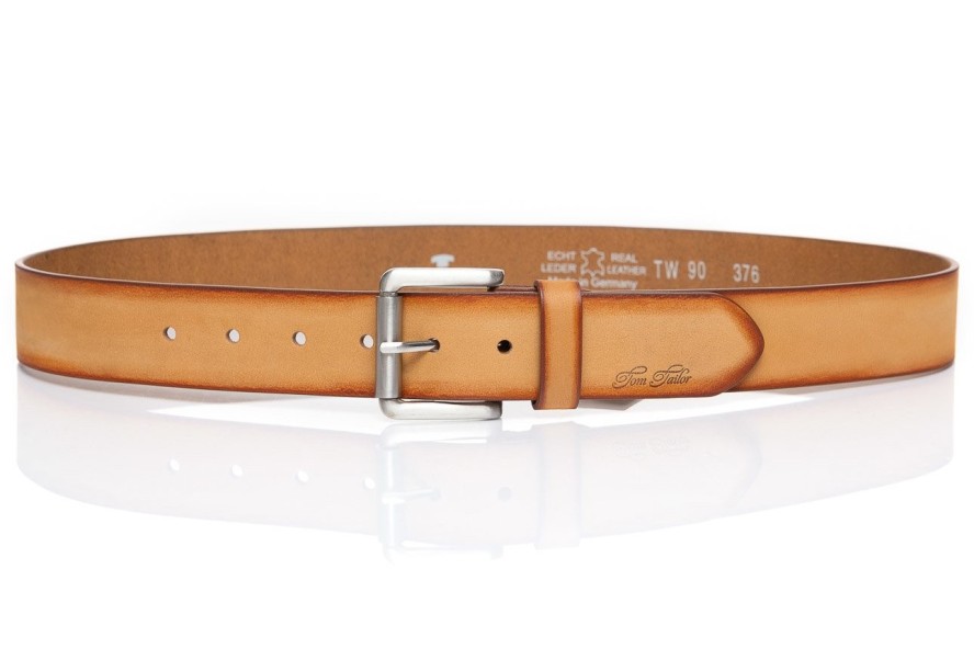 TOM TAILOR PASEK SKÓRZANY SOPO-TT376 641 40mm Ledergürtel RO2689