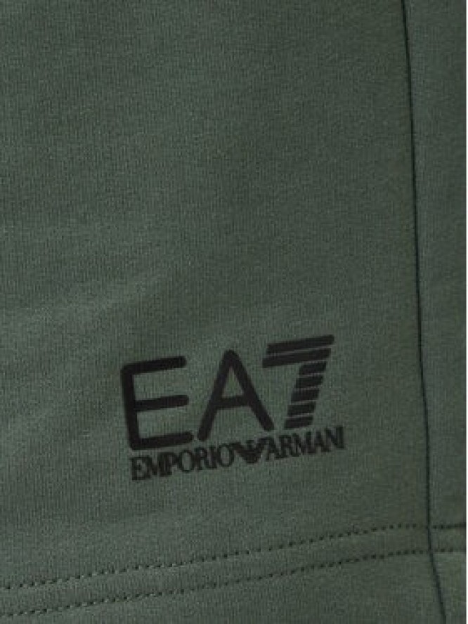 EA7 Emporio Armani T-Shirt 8NPS65 PJVRZ U7260 Zielony Regular Fit